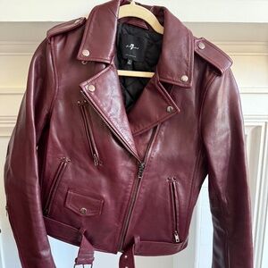 7 for All Mankind Leather Jacket